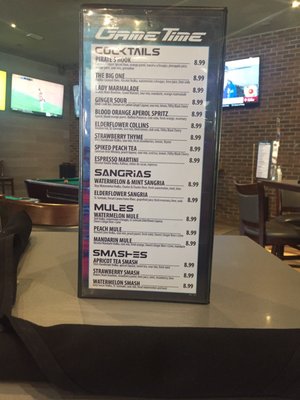 Menu photo 5 GameTime Tampa, FL
