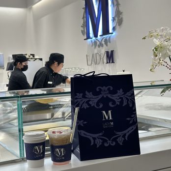 Lady M Cake Boutique - Iced Rose milk tea, hot matcha tea, and a couple cakes! - Desserts Near Me - Bellevue, Washington Lady M Cake Boutique - Iced Rose milk tea, hot matcha tea, and a couple cakes! - Desserts Near Me - Bellevue, Washington