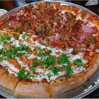 First Class Pizza - Half Buffalo Chicken - Pizza Near Me - Fountain Valley, California