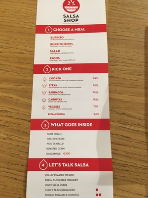 Menu photo 2 Salsa Shop Amsterdam, NH