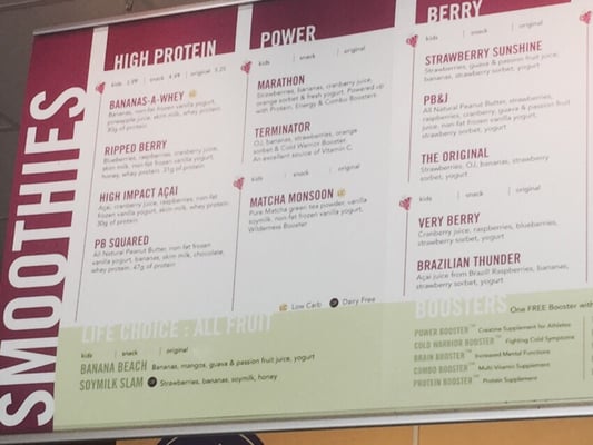 Menu photo 7 Booster Juice Roseburg, OR Menu photo 7 Booster Juice Roseburg, OR