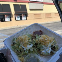 Came to the drive through and got 2 Asada Sopes for $7.73. Food is delicious but the sauce can use alittle more flavoring. Came to the drive through and got 2 Asada Sopes for $7.73. Food is delicious but the sauce can use alittle more flavoring.