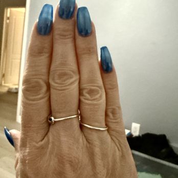 Ranch Nails Spa - This was after she supposedly corrected my middle finger nail. She told me it was my finger that goes that way. Not what she did to my nail. - Nail Salons Near Me - Ontario, California Ranch Nails Spa - This was after she supposedly corrected my middle finger nail. She told me it was my finger that goes that way. Not what she did to my nail. - Nail Salons Near Me - Ontario, California