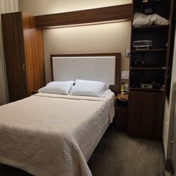 The Stanford Center for Sleep Sciences and Medicine - Bed with monitoring devices, CPAP if needed