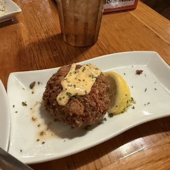Hyman's Seafood - Salmon croquette - Seafood Near Me - Charleston, South Carolina Hyman's Seafood - Salmon croquette - Seafood Near Me - Charleston, South Carolina