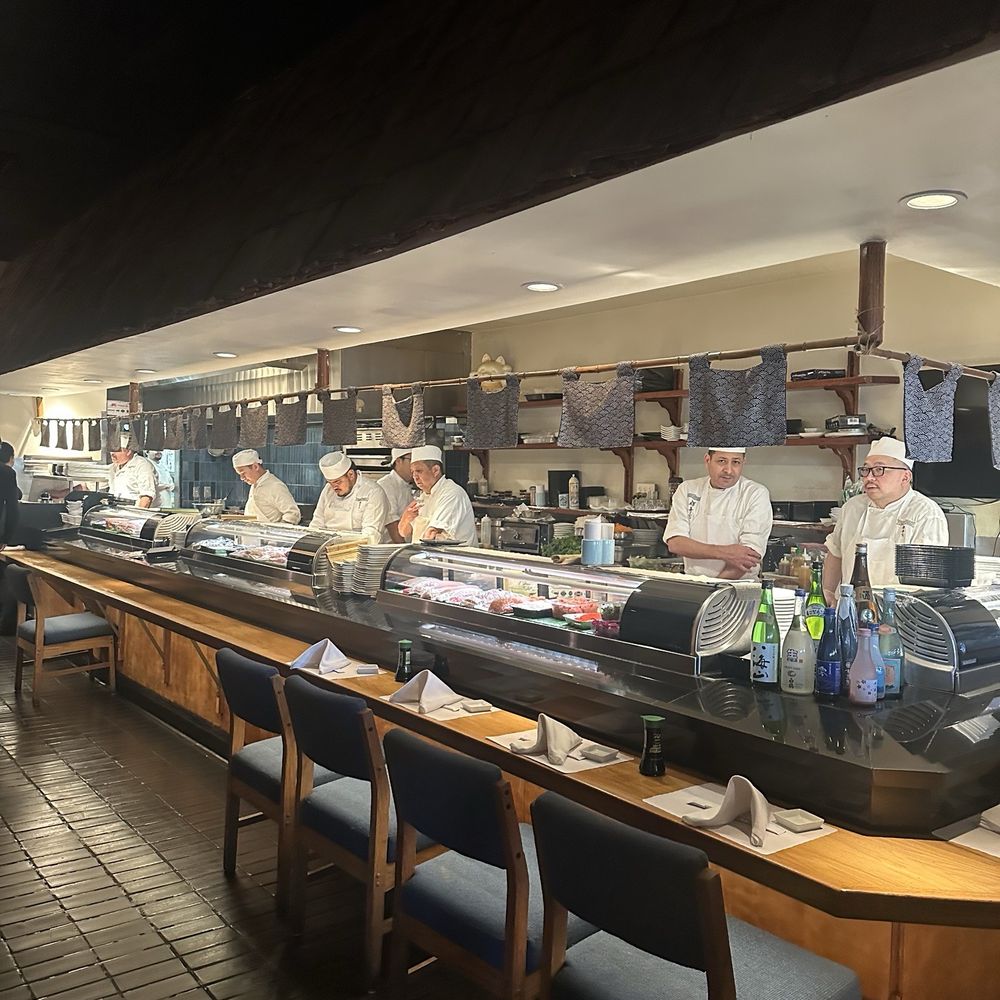 Teru Sushi - Greeted by crew of happy sushi chefs - Sushi Bars Near Me - Studio City, California Teru Sushi - Greeted by crew of happy sushi chefs - Sushi Bars Near Me - Studio City, California