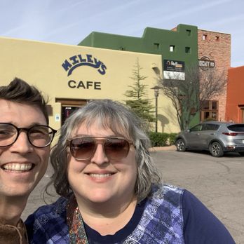 Miley's Café - Me And Myley in front of Mileys :)) - Diners Near Me - Sedona, Arizona