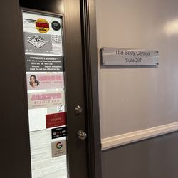 The Body Garage - Front door on second floor of this beautiful building