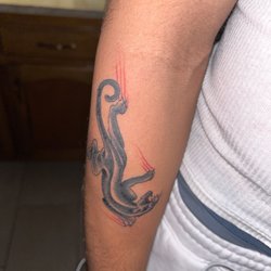 The tattoo acquired.