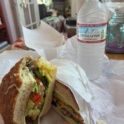 Cool Guys Market - Sandwich and water