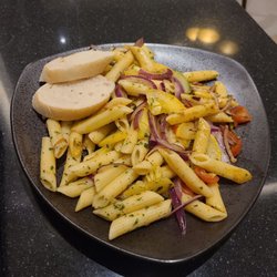 Flor de Caña Eatery & Bar - Vegan penne pasta, surprisingly good