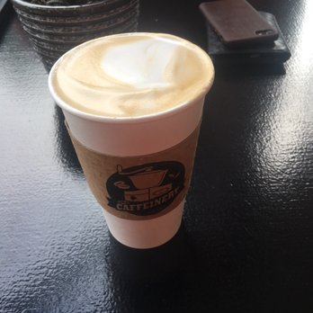 The Caffeinery - Medium latte - Coffee & Tea Near Me - Muncie, Indiana The Caffeinery - Medium latte - Coffee & Tea Near Me - Muncie, Indiana