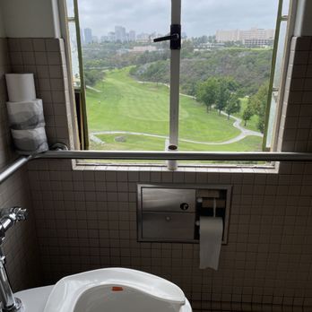 Tobey's 19th Hole Cafe - View from toilet!! - American Near Me - San Diego, California Tobey's 19th Hole Cafe - View from toilet!! - American Near Me - San Diego, California