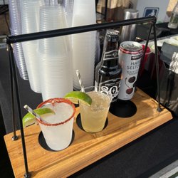 SR_Bartending - His and Hers signature cocktails on my custom drink display