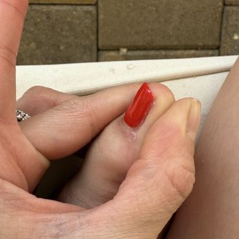 Elegant Nail Spa - Thumb toe nail missing polish - Nail Salons Near Me - Valencia, California Elegant Nail Spa - Thumb toe nail missing polish - Nail Salons Near Me - Valencia, California
