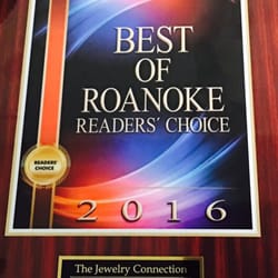 The Jewelry Connection - As chosen by readers of The Roanoker Magazine. Thank you! Such an honor to receive!