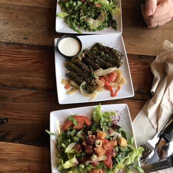 Olea - Salads came with our meal. They were Different tasting but ok. - Mediterranean Near Me - Fayetteville, North Carolina Olea - Salads came with our meal. They were Different tasting but ok. - Mediterranean Near Me - Fayetteville, North Carolina