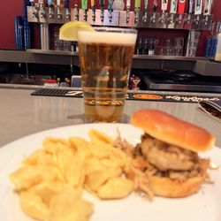 Smash Park - Food at the bar upstairs