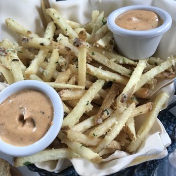 Cafe Orleans - Of course we had to snack on garlic fries! - Cajun/Creole Near Me - Anaheim, California Cafe Orleans - Of course we had to snack on garlic fries! - Cajun/Creole Near Me - Anaheim, California