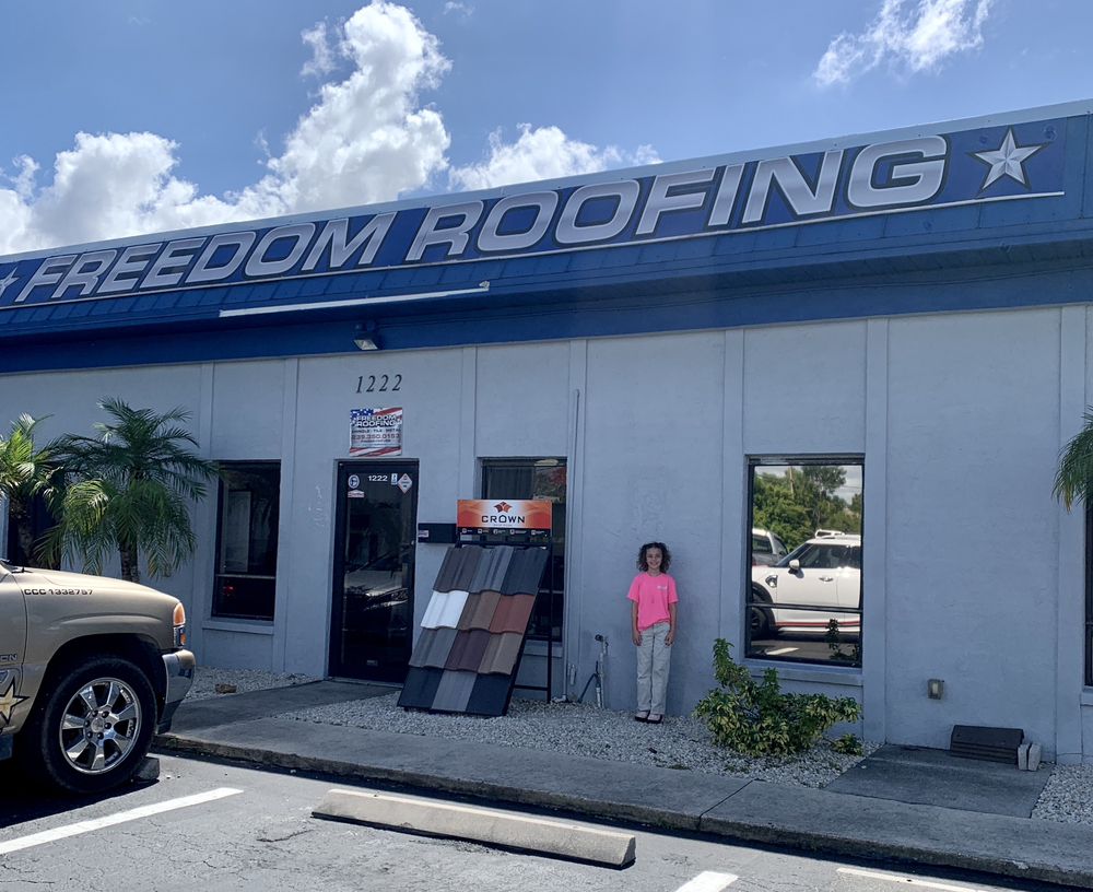 Slide of Freedom Roofing