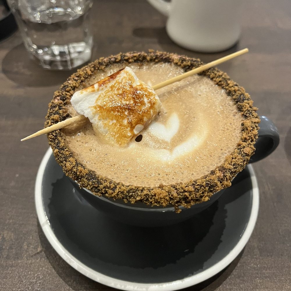 OneDo Coffee Roasters - S'mores latte - Coffee Roasteries Near Me - Baltimore, Maryland