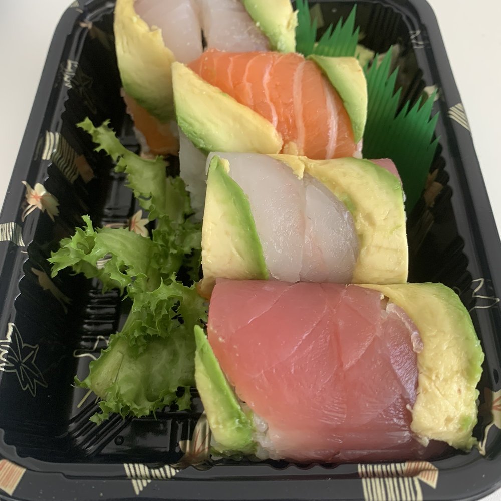 Sake Kawa - Rainbow Roll - Sushi Bars Near Me - Astoria, New York Sake Kawa - Rainbow Roll - Sushi Bars Near Me - Astoria, New York