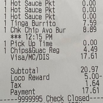El Pollo Loco - "Wow, I cannot tell if this person requested salsa and sauce packets with their order even though it's on this receipt!" said El Pollo Loco. - Fast Food Near Me - Glendale, California El Pollo Loco - "Wow, I cannot tell if this person requested salsa and sauce packets with their order even though it's on this receipt!" said El Pollo Loco. - Fast Food Near Me - Glendale, California