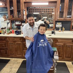 Deluxe Parlor & Shave Club - Mr. Marco was so patient with our 2yr old.
