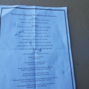 Bar Harbor Regency - Dog Friendly Recommendations from the hotel. I added  few more in my review. - Hotels & Travel Near Me - Bar Harbor, Maine