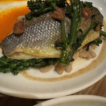 Agricola Eatery - Sea bass with broccolini - New American Near Me - Princeton, New Jersey