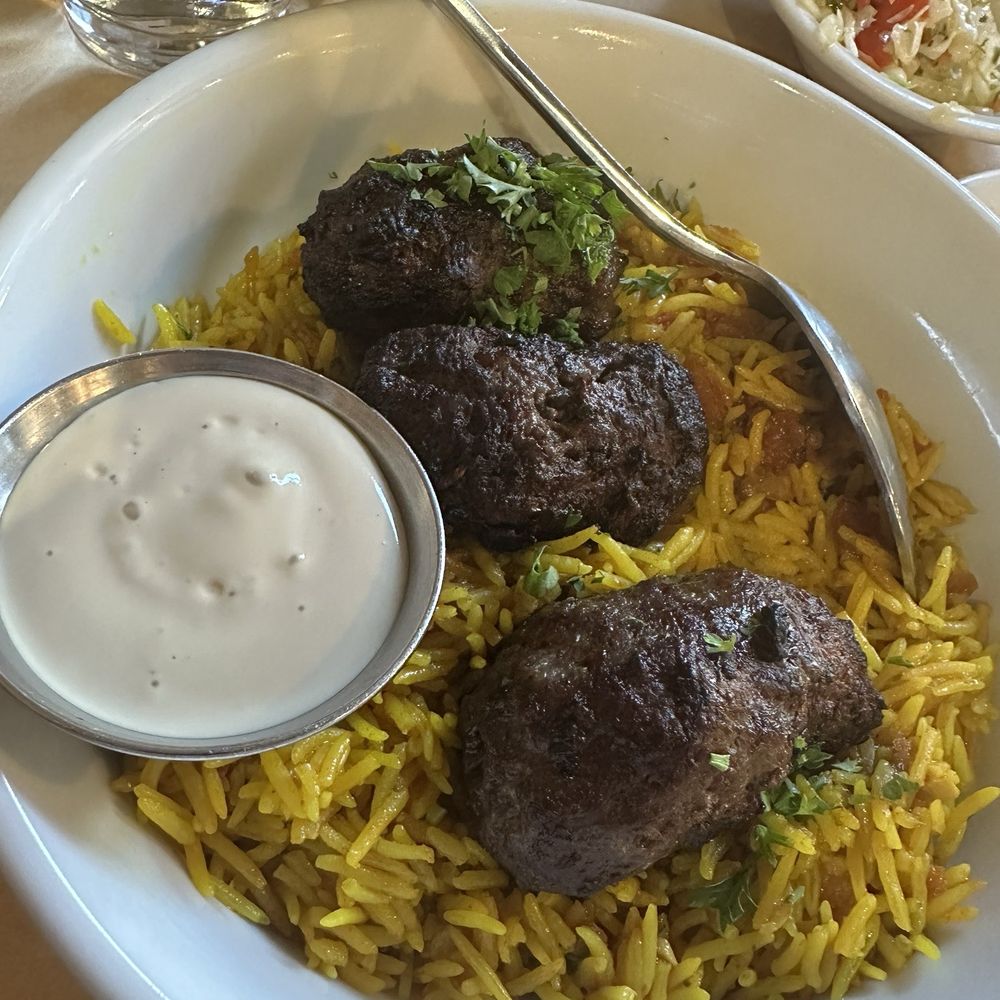 Oren's Hummus - Beef kebab Rice Bowl w/ Beef Kebab - Mediterranean Near Me - Mountain View, California Oren's Hummus - Beef kebab Rice Bowl w/ Beef Kebab - Mediterranean Near Me - Mountain View, California