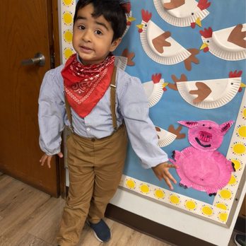 Creative Day Preschool & Academy - My son enjoying Farm week - Child Care & Day Care Near Me - Bellflower, California