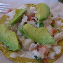 Ceviche Tostada