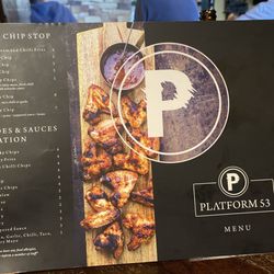 Railway Arms - Menu