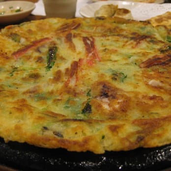 Lighthouse Tofu - Seafood Pancake. - Korean Near Me - Annandale, Virginia Lighthouse Tofu - Seafood Pancake. - Korean Near Me - Annandale, Virginia