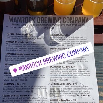 ManRock Brewing - A lot to pick from! - Pizza Near Me - Grover Beach, California ManRock Brewing - A lot to pick from! - Pizza Near Me - Grover Beach, California