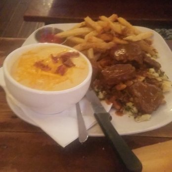 Prost! - Goulash with cheese soup - German Near Me - Chicago, Illinois Prost! - Goulash with cheese soup - German Near Me - Chicago, Illinois