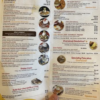 The Sloppy Waffle - Breakfast Menu - Belgian Near Me - Newington, Connecticut The Sloppy Waffle - Breakfast Menu - Belgian Near Me - Newington, Connecticut
