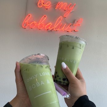 BobaLust Tea House - green thai tea with crystal boba & tapioca - Bubble Tea Near Me - Tukwila, Washington BobaLust Tea House - green thai tea with crystal boba & tapioca - Bubble Tea Near Me - Tukwila, Washington