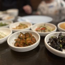 Stone Bowl House - Complimentary side dishes with meal