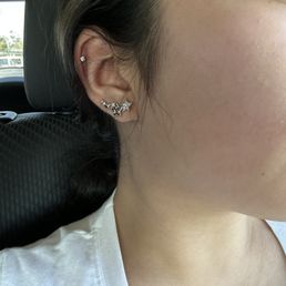 Helix piercing by Ruthless piercings thank you Helix piercing by Ruthless piercings thank you