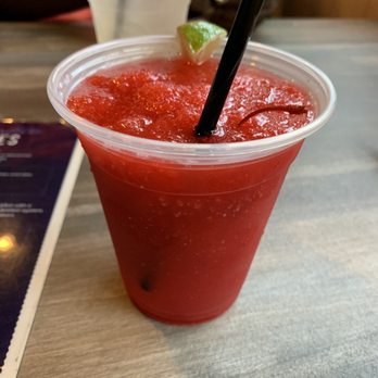 Skippers Pier - Strawberry daiquiri. Too sweet for me - Seafood Near Me - Deale, Maryland