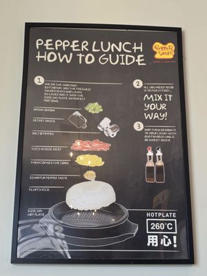 Menu photo 1 Pepper Lunch Irvine, CA