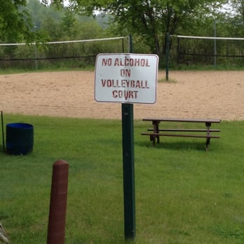 John Henes Park - Guess I won't be playing Volleyball' - Parks Near Me - Menominee, Michigan