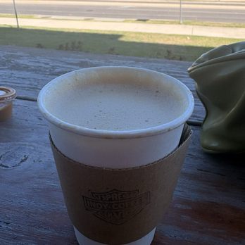 Indy Coffee - coconut vanilla oatmilk latte - Coffee & Tea Near Me - San Antonio, Texas