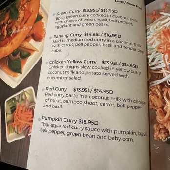 Andaman Thai - Menu 1/24 - Thai Near Me - Walnut Creek, California