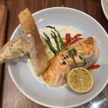 Curious Cork Wine & Provisions - Salmon (the sauce is incredible) - Wine Bars Near Me - Orlando, Florida Curious Cork Wine & Provisions - Salmon (the sauce is incredible) - Wine Bars Near Me - Orlando, Florida