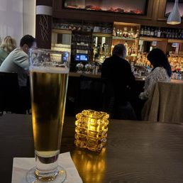 At the bar