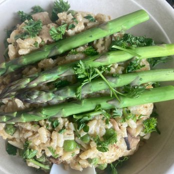 GreenFare Organic Cafe - Organic Spring Asparagus Risotto - Health Markets Near Me - Herndon, Virginia