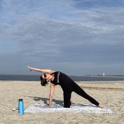 Balance Pilates & Yoga Studio - Yoga at the Cover Beach.
Fridays, Saturdays, & Sundays.
Memorial Day Weekend to Labor Day Weekend.